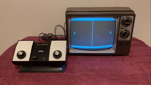 1970's Atari Sears Tele-Games Pong and RCA TV