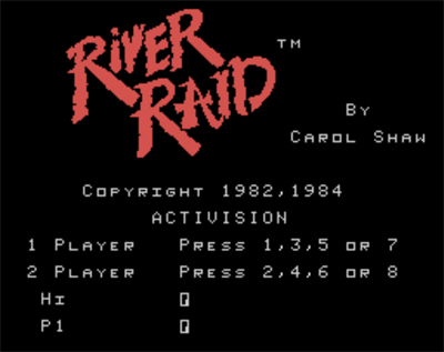 NABU PC Game Activision River Raid